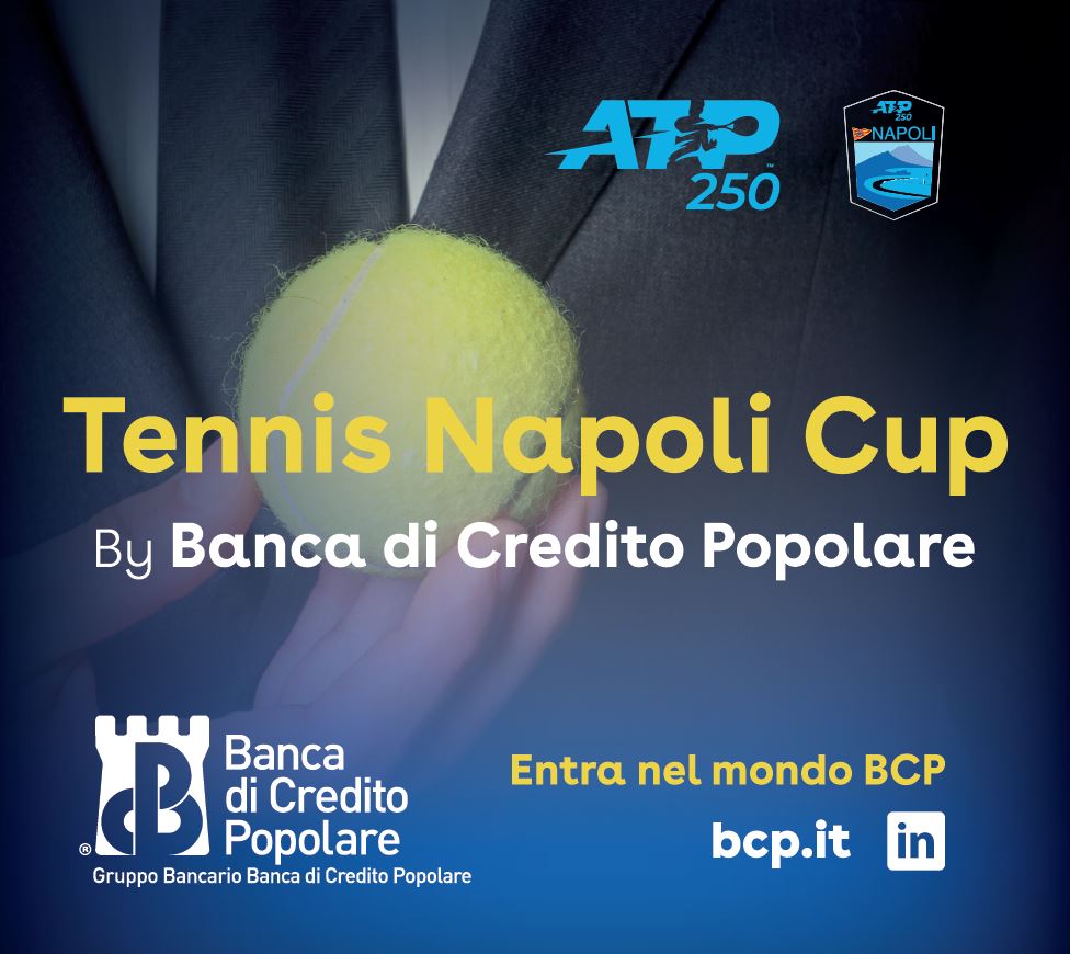 La Banca di Credito Popolare  Title Sponsor della Tennis Napoli Cup- ATP 250