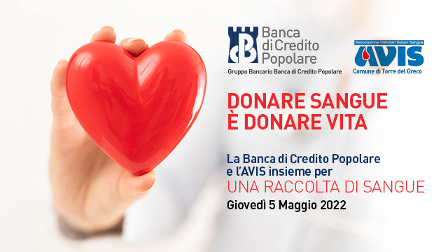 Donare sangue è donare vita