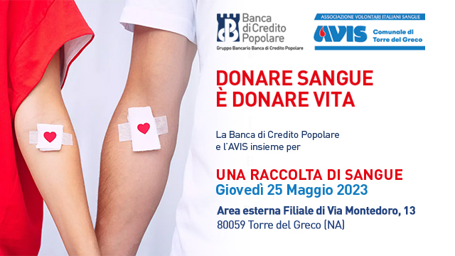 Donare sangue è donare vita