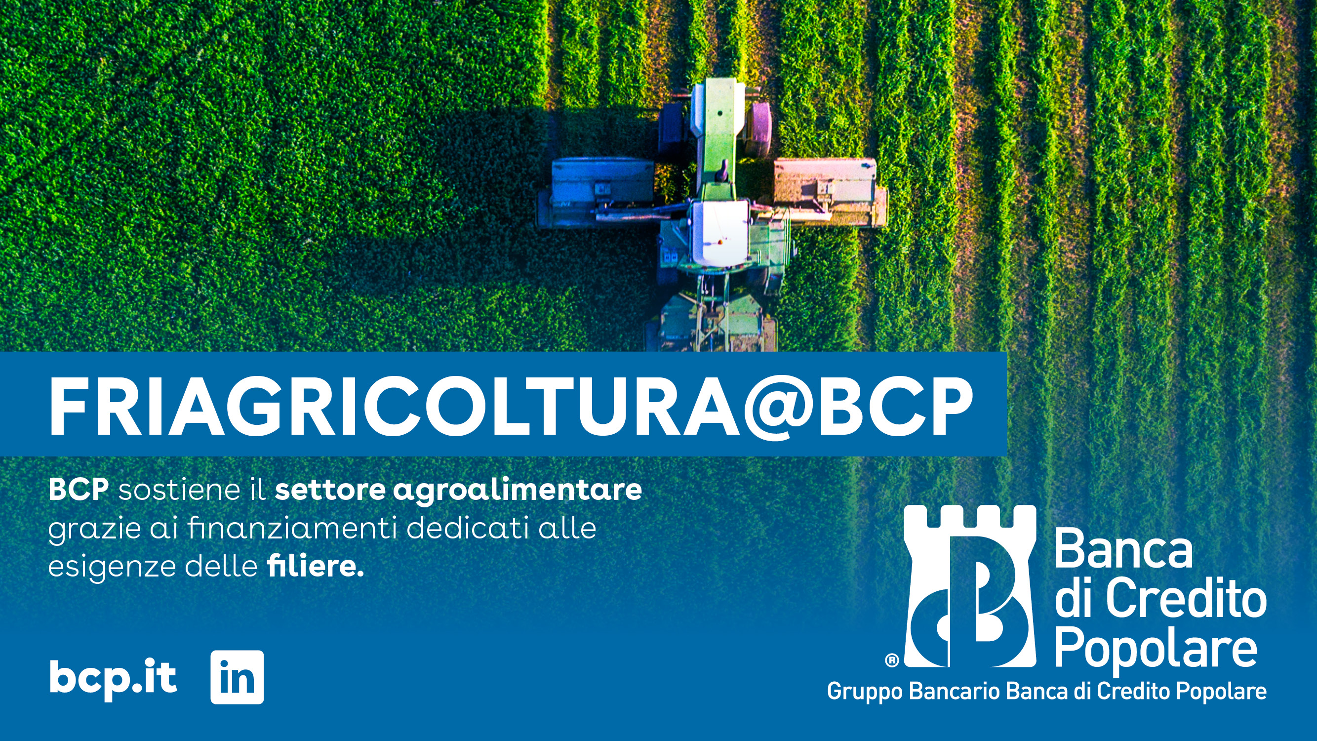 BCP sostiene il settore Agroalimentare