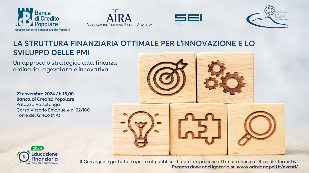 La struttura finanziaria ottimale per linnovazione e lo sviluppo delle PMI