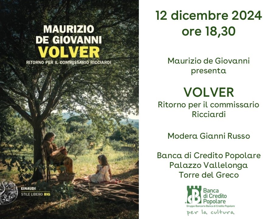 Maurizio de Giovanni a Palazzo Vallelonga