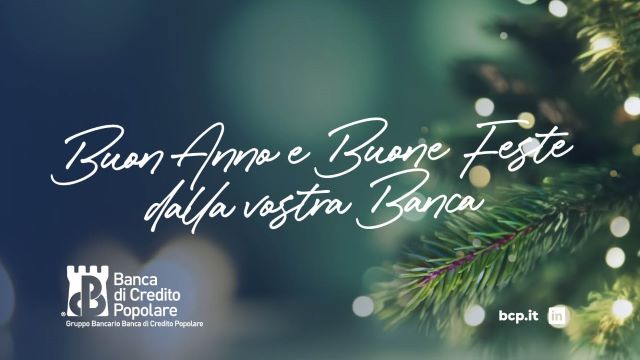 Tanti auguri dalla vostra Banca