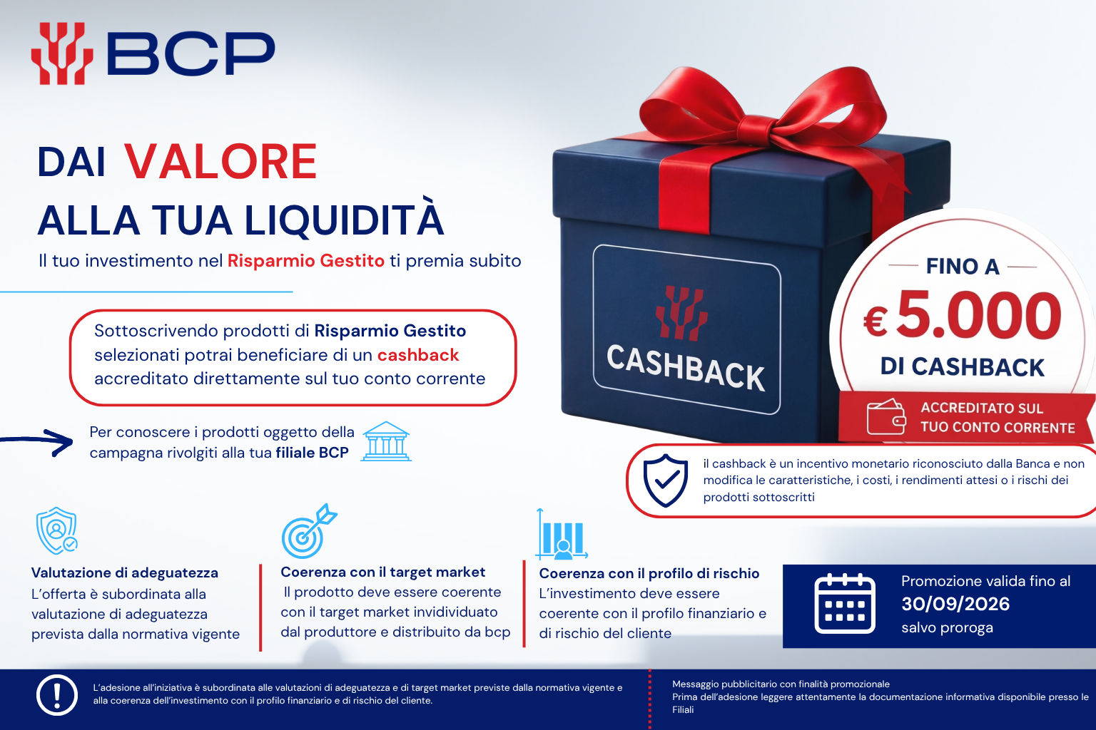 Dai Valore alla tua liquidità con un vantaggio immediato!