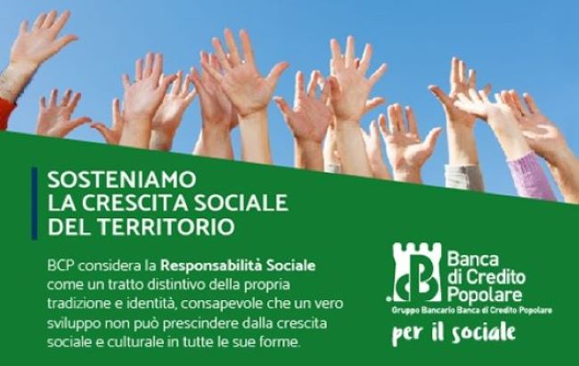 BCP, una rete di solidariet per il territorio