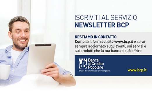 Iscriviti al Servizio Newsletter BCP